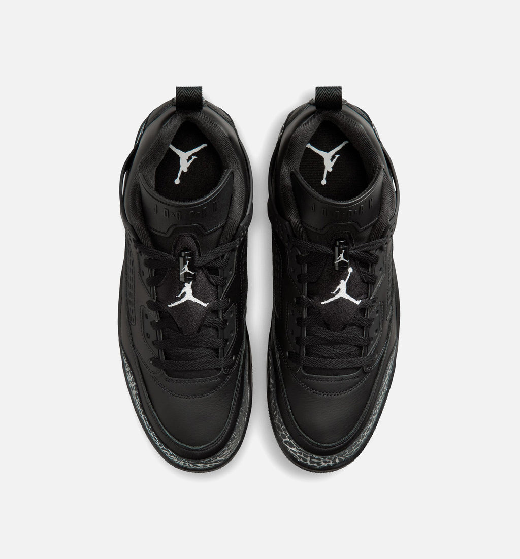 Spizike Low Men's Sneakers - Black/Black/Metallic Silver