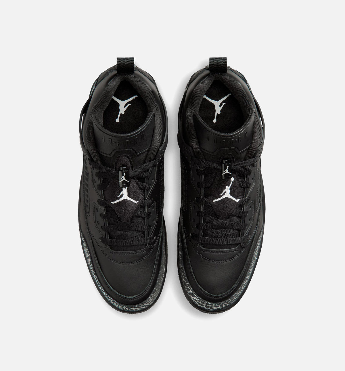 Spizike Low Men's Sneakers - Black/Black/Metallic Silver