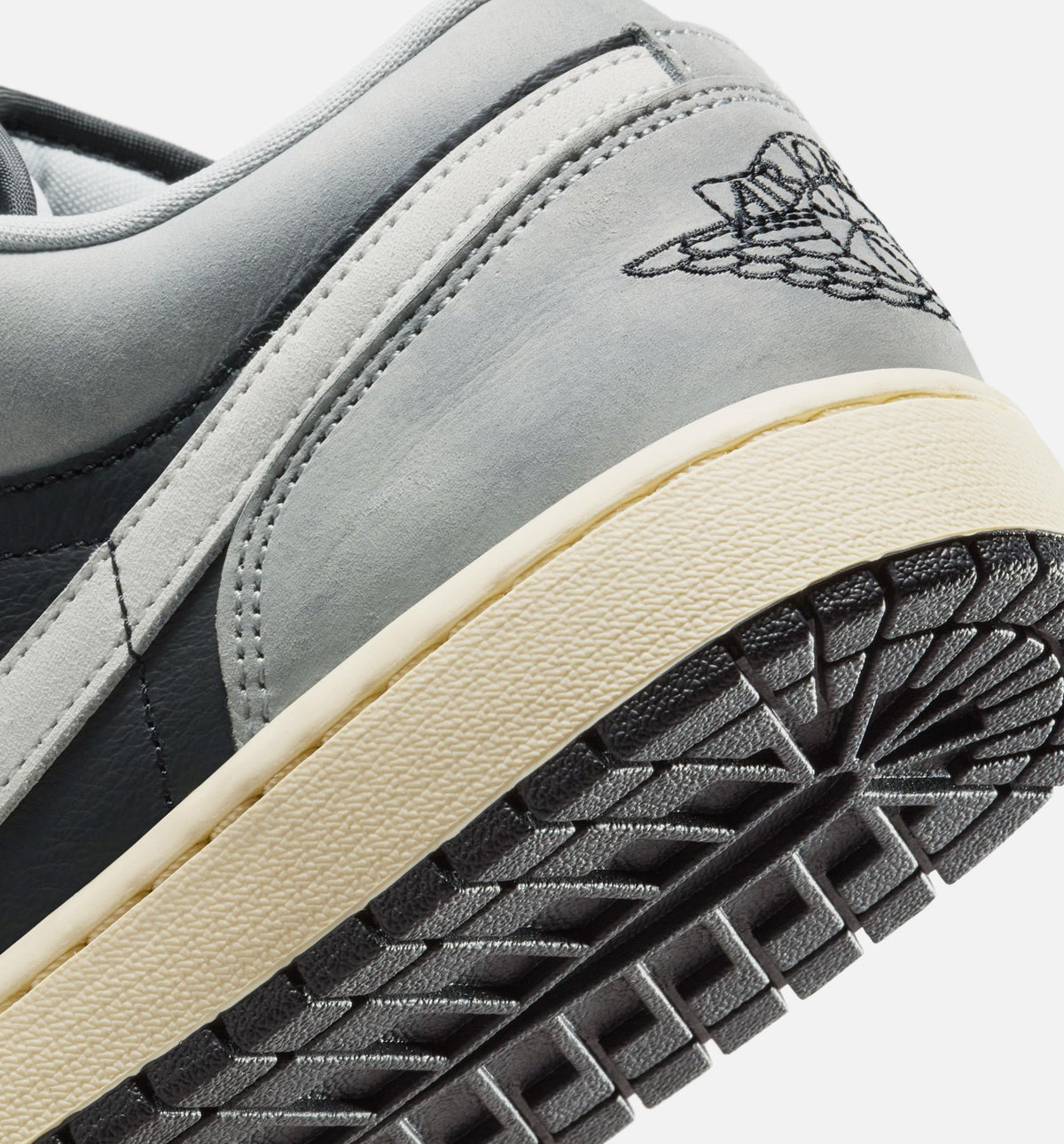 Air Jordan 1 Low SE Men's Sneakers - Light Smoke Grey/White/Off Noir
