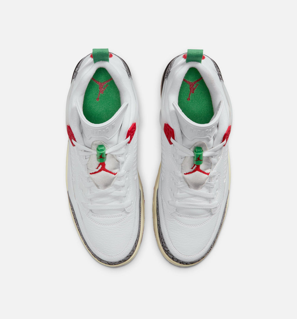 Spizike Low Men's Sneakers - White/Black/Sail/Varsity Red