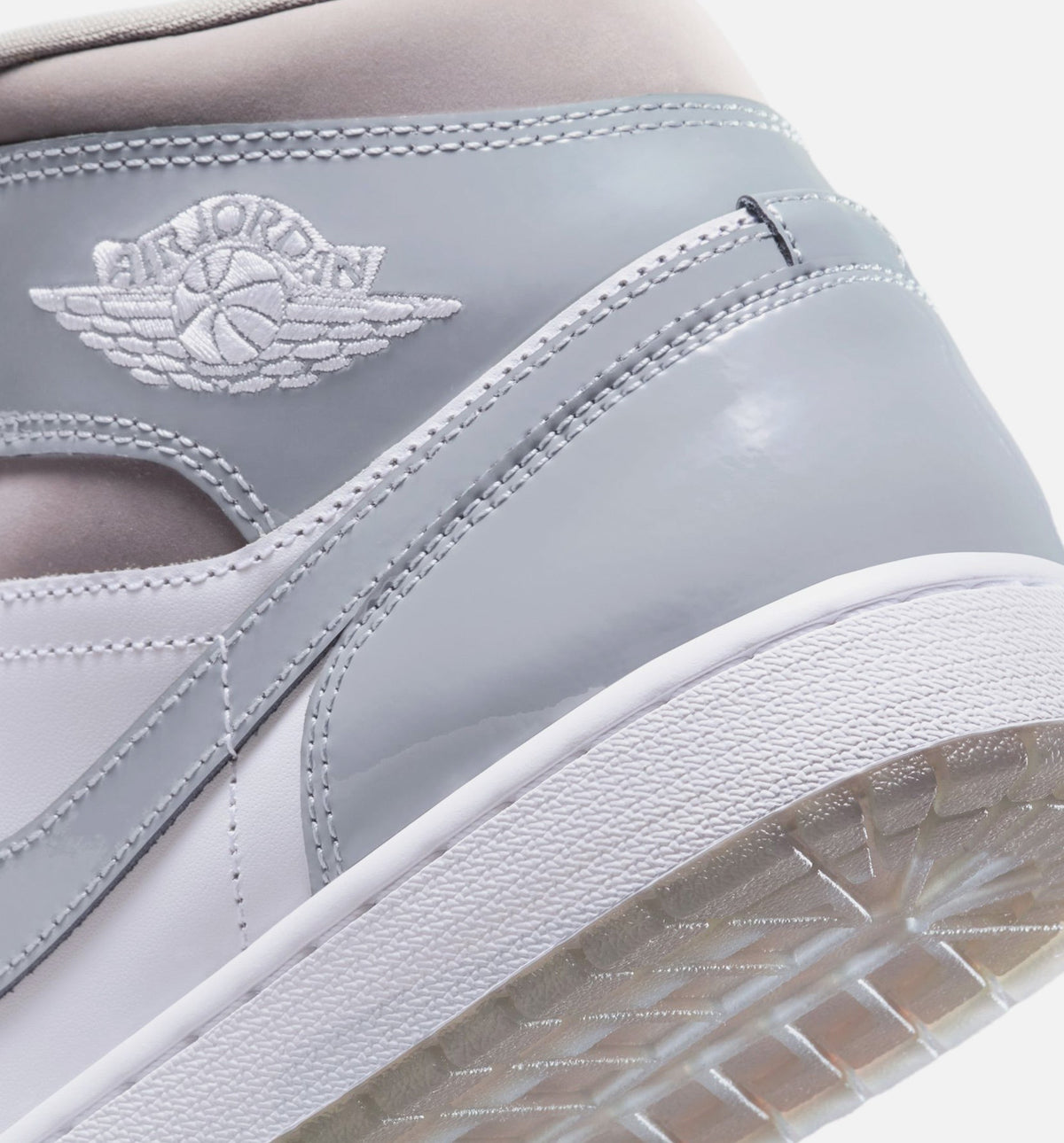 Air Jordan 1 Mid SE Cool Grey Men's Sneakers - Cool Grey/Medium Grey