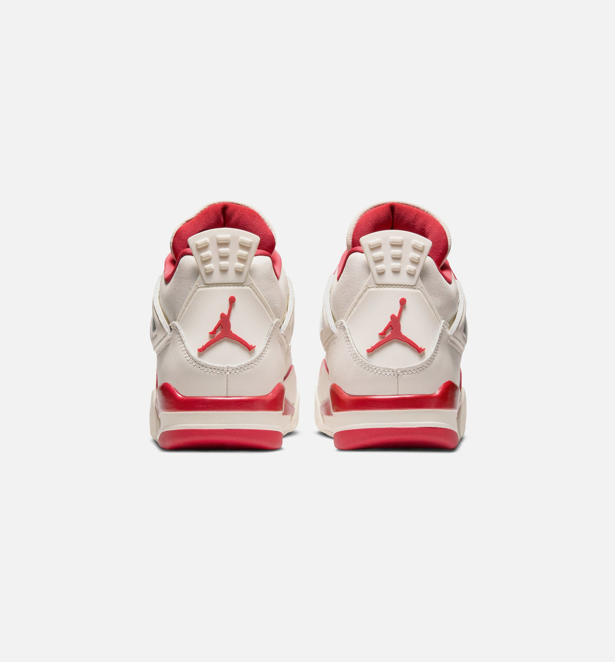 Air Jordan 4 Retro Valentine's Day Women's Sneakers - Pale Ivory/Sierra Red/Tough Red