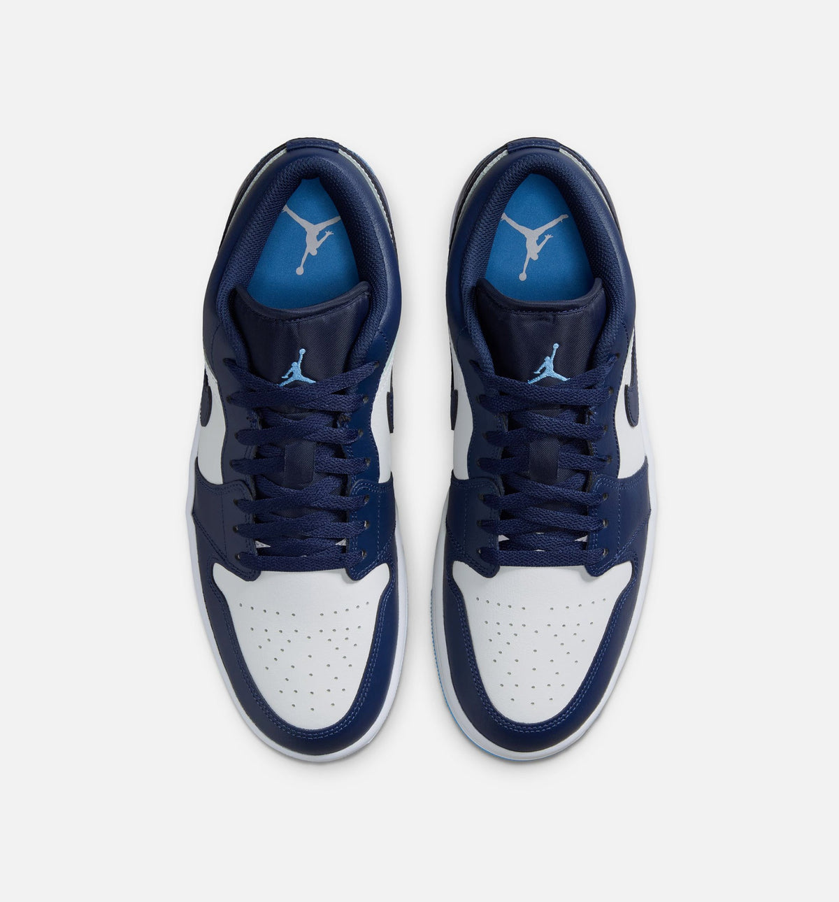 Air Jordan 1 Low Men's Sneakers - Midnight Navy/University Blue/White