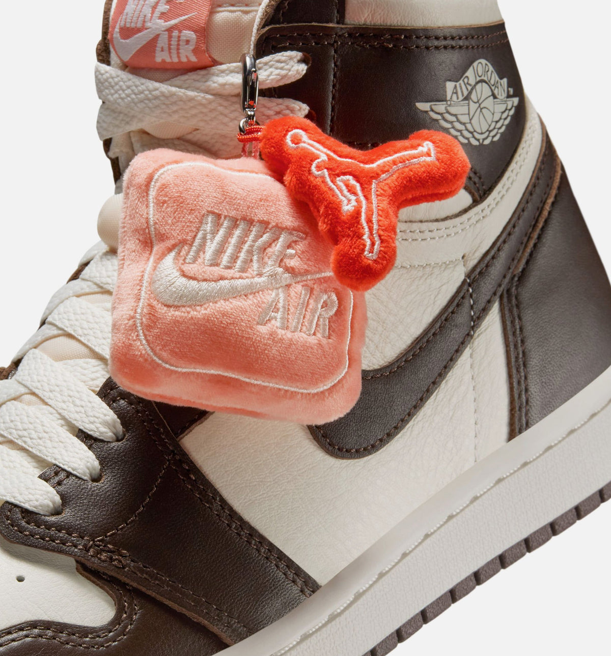 Air Jordan 1 Retro High OG Women's Sneakers - Baroque Brown/Madder Root/Sail