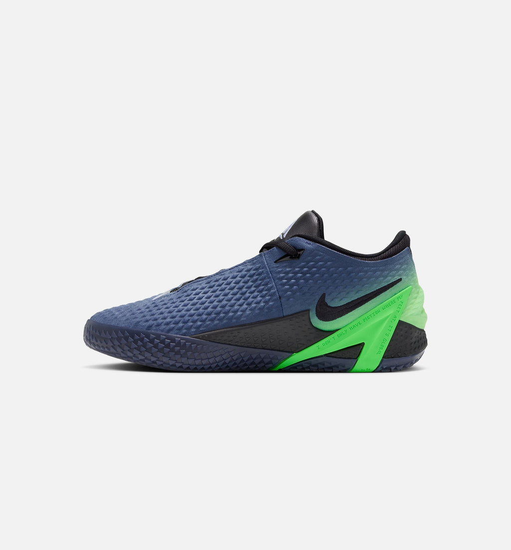 Ja 4 Nightmare Men's Sneakers - Obsidian/Black/Voltage Green/Metallic Silver