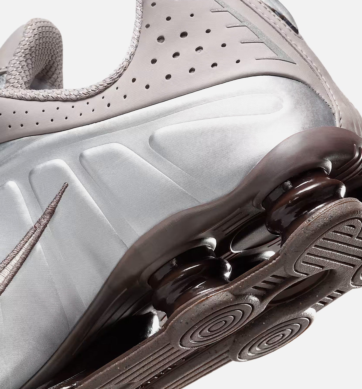 Shox R4 Men's Sneakers - Cave Stone/College Grey/Baroque Brown/Cave Stone