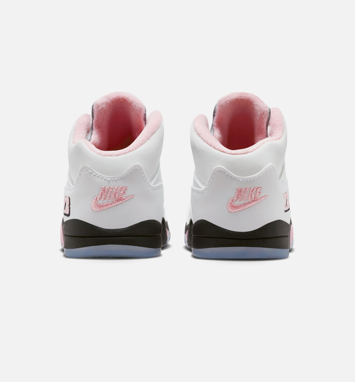 Air Jordan 5 Retro Medium Soft Pink Infant/Toddler Sneakers - White/Black/Medium Soft Pink