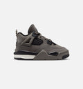 Air Jordan 4 Retro Cave Stone and Black Infant/Toddler Sneakers - Cave Stone/Black/Moon Particle