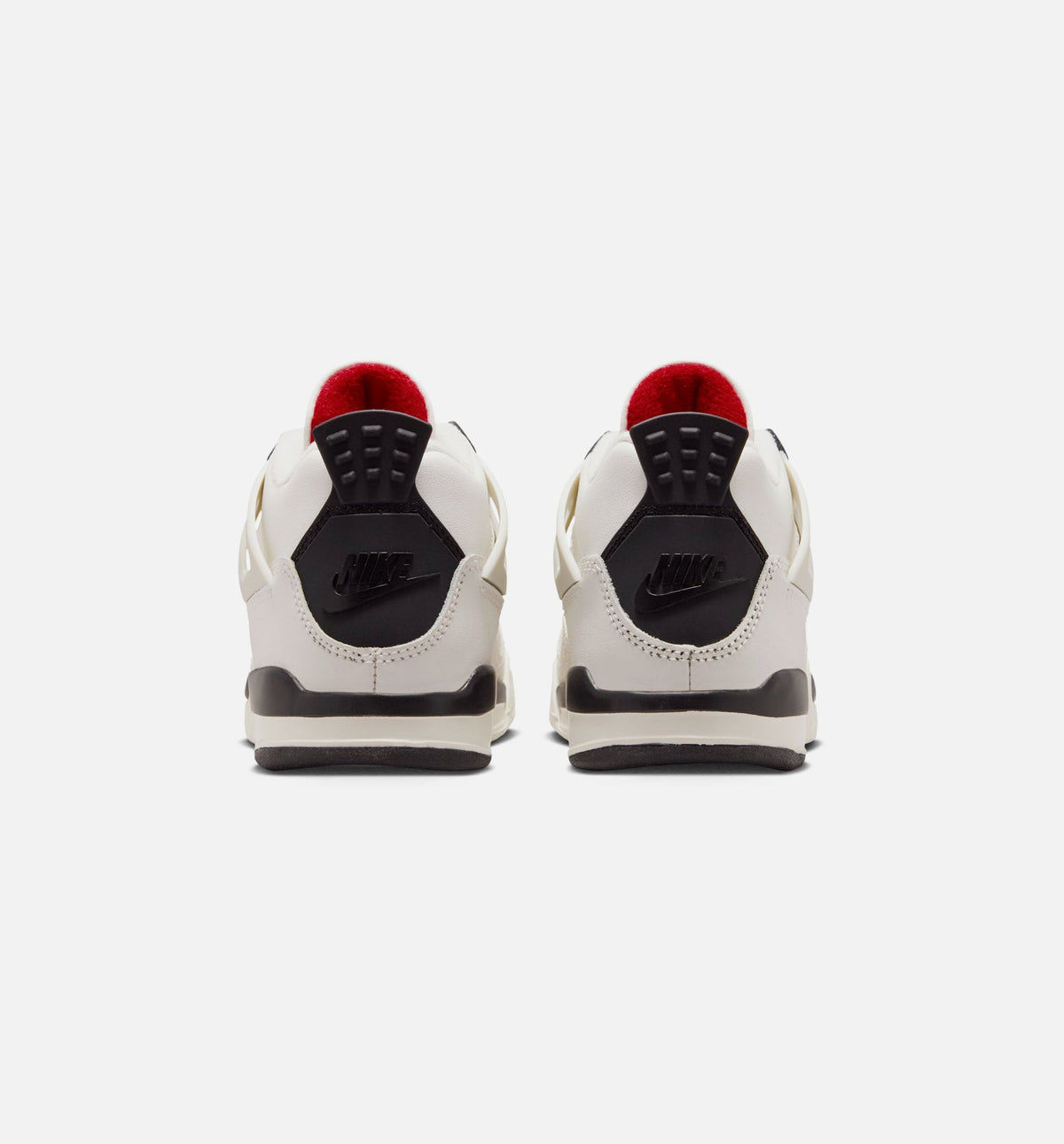 Air Jordan 4 Retro Flight Club Preschool Sneakers - Sail/Black/University Red