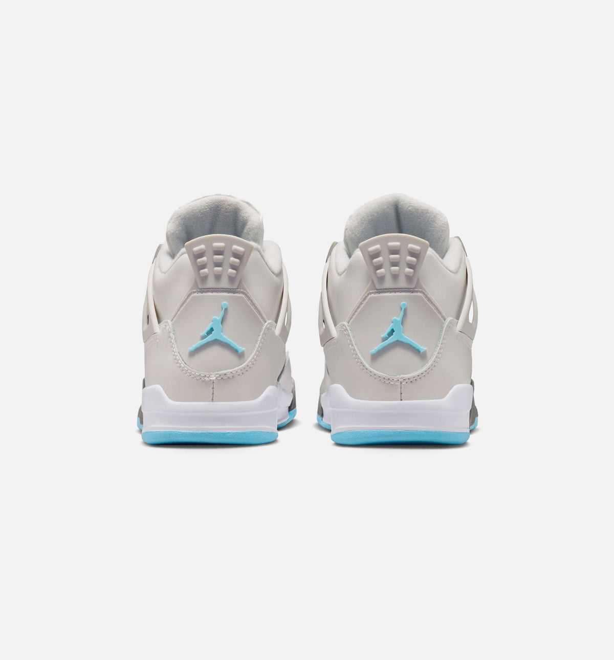 Air Jordan 4 Retro Blue Chill Preschool Sneakers - Photon Dust/Blue Chill/Flat Pewter/White/Blue Tint