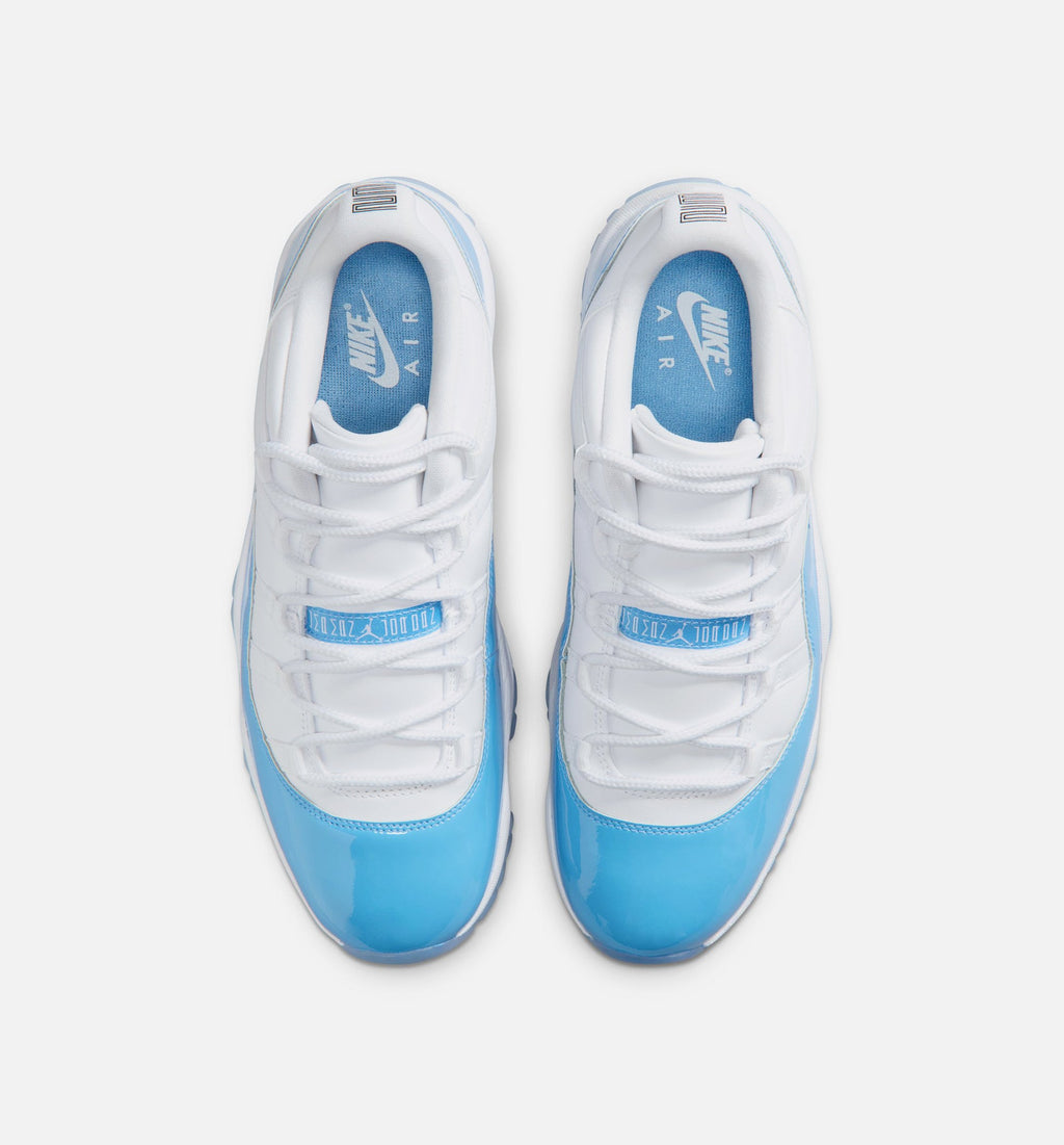 Air Jordan 11 Retro Low University Blue Men's Sneakers - White/University Blue/Black