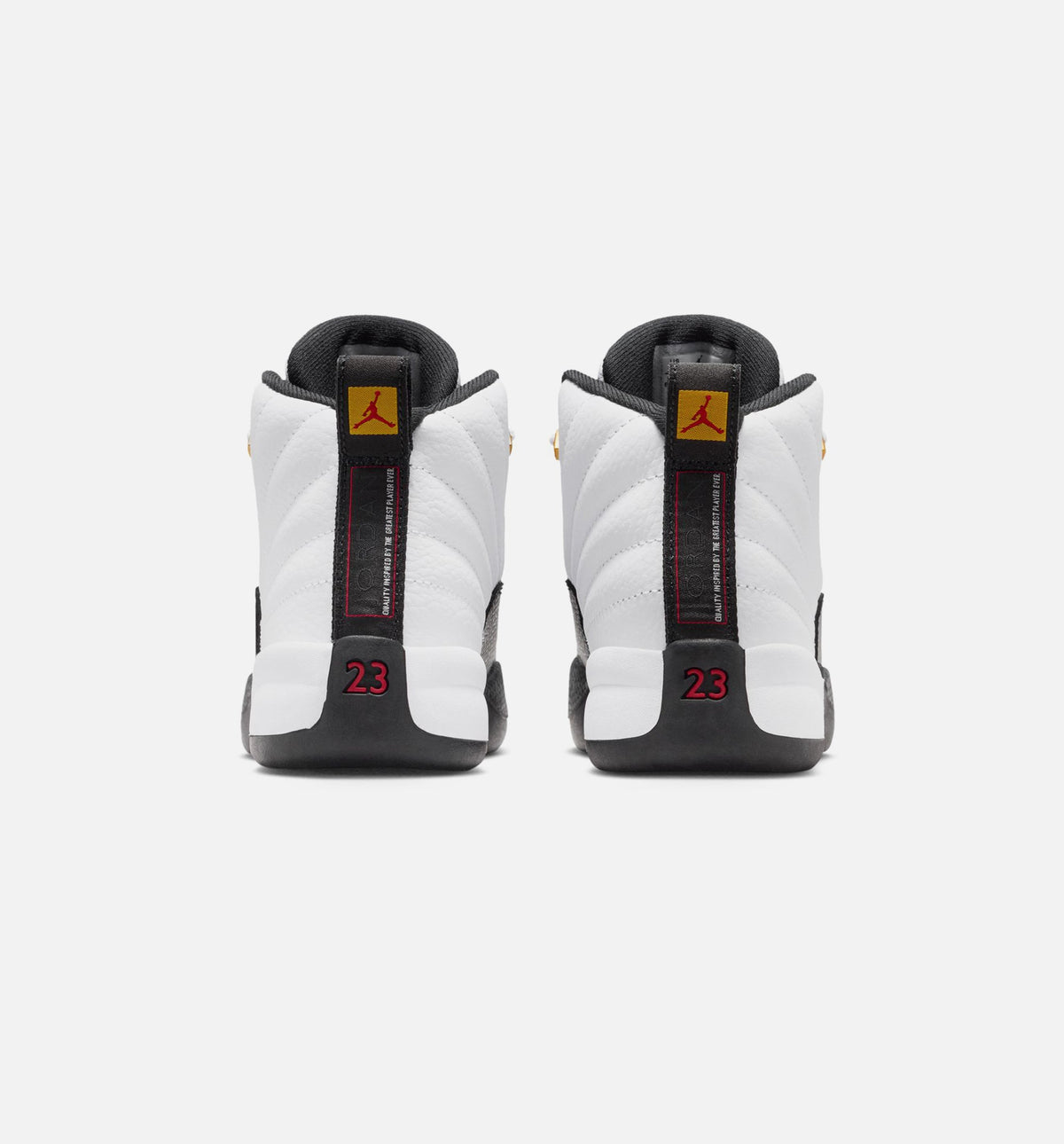 Air Jordan 12 Retro Taxi Infant/Toddler Sneakers - White/Black/Taxi