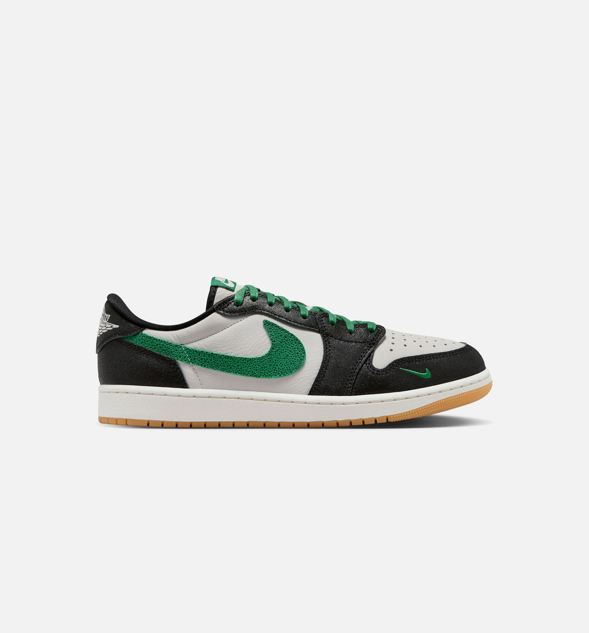 Air Jordan 1 Retro Low OG Men's Sneakers - Phantom/Pine Green/Black