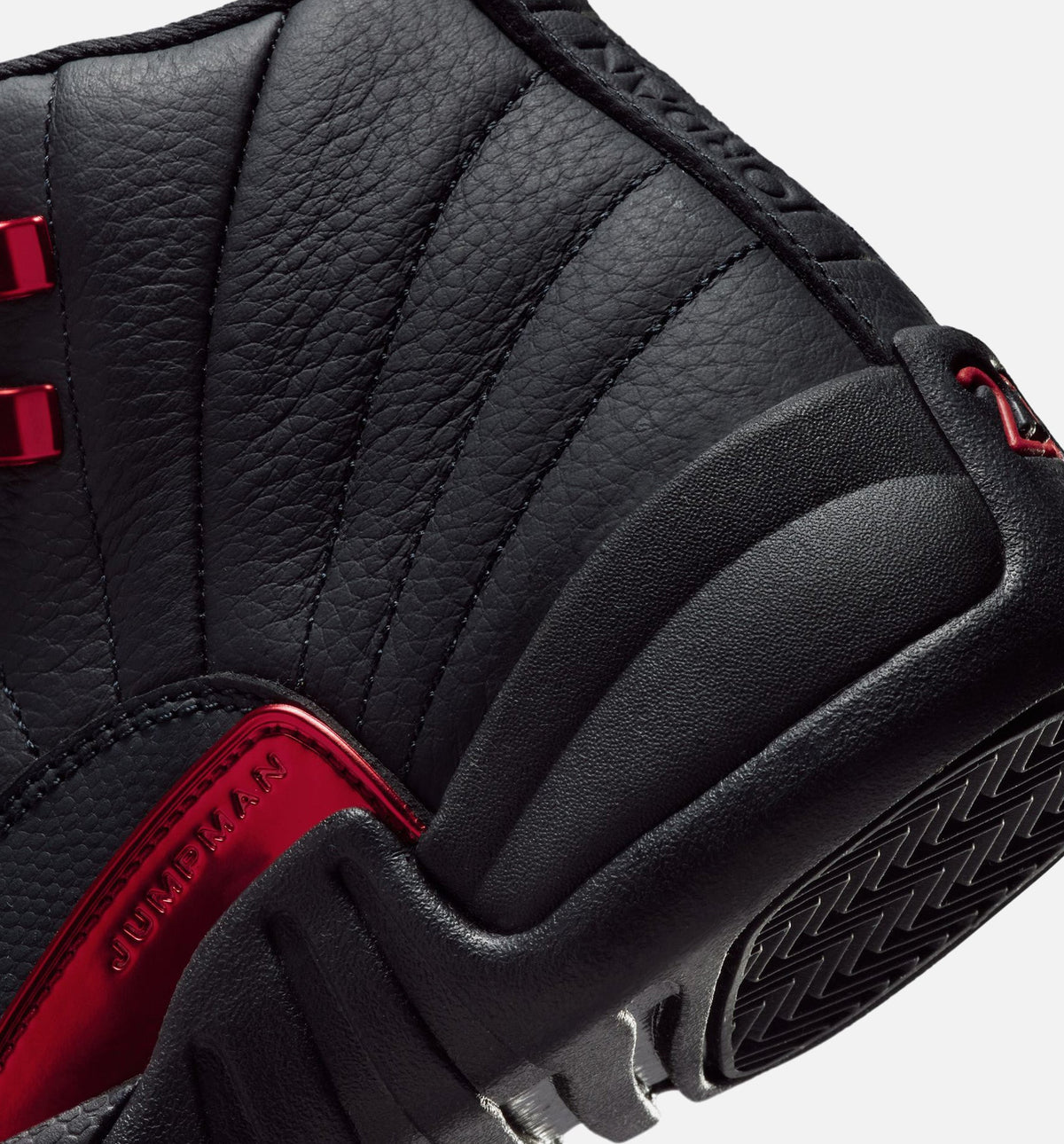Air Jordan 12 Retro Bloodline Grade School Sneakers - Black/Varsity Red