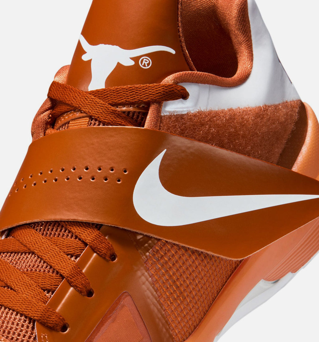 Zoom KD 4 Texas Longhorns Men's Sneakers - Desert Orange/White