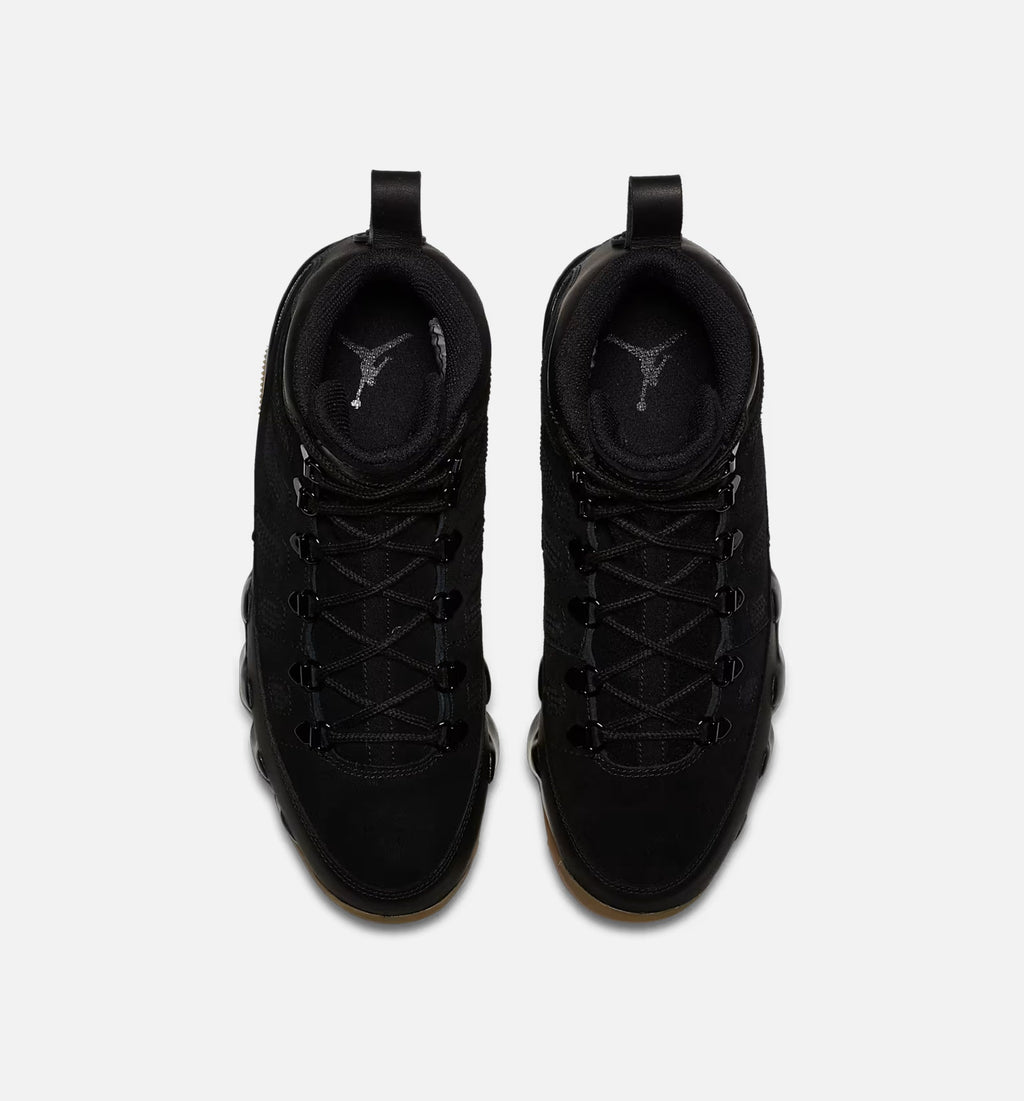 Air Jordan 9 Retro Men's Sneakers - Black/Black Gum/Light Brown