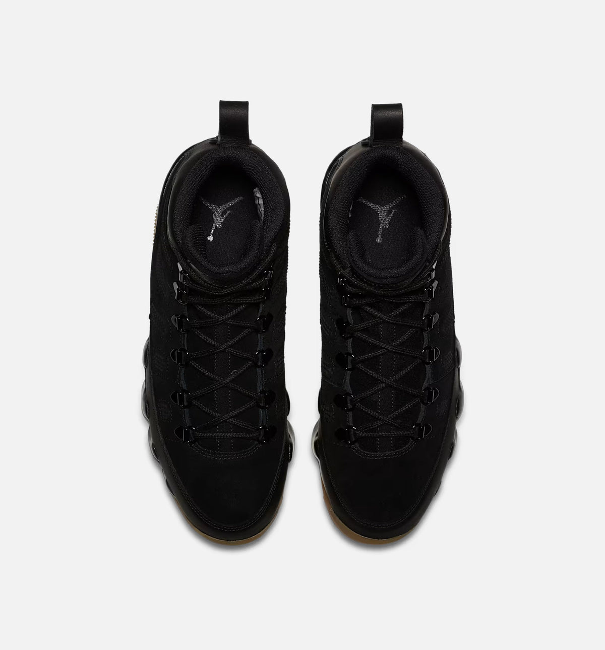 Air Jordan 9 Retro Men's Sneakers - Black/Black Gum/Light Brown