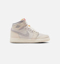 Air Jordan 1 Retro High OG Grade School Sneakers - Sail/University Red/Pale Ivory/Coconut Milk/Phantom