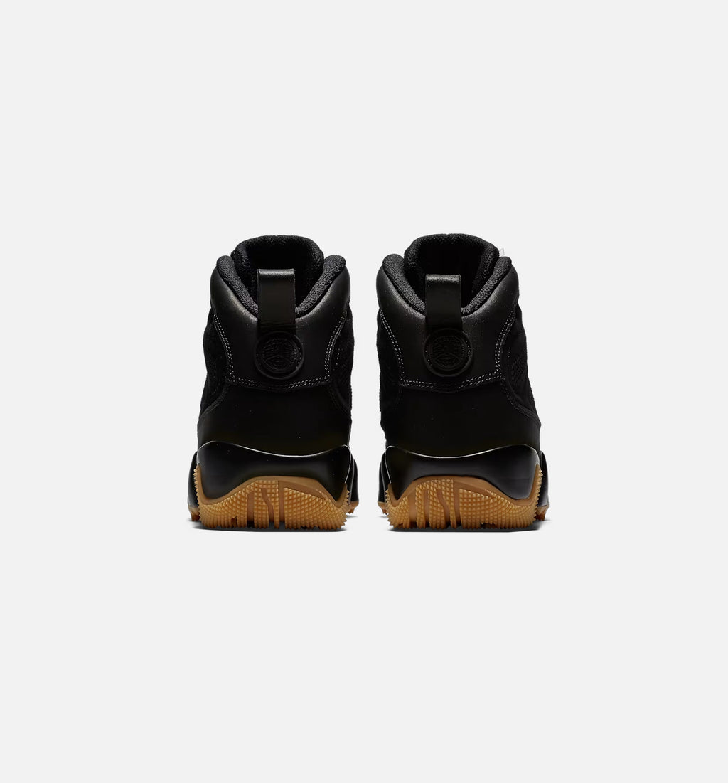 Air Jordan 9 Retro Men's Sneakers - Black/Black Gum/Light Brown
