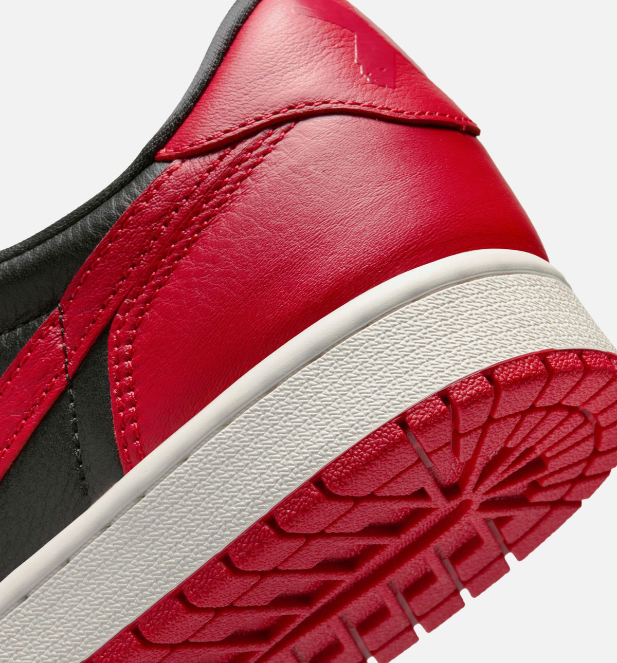 Air Jordan 1 Retro Low OG Banned Men's Sneakers - Black/Black/Varsity Red/Summit White