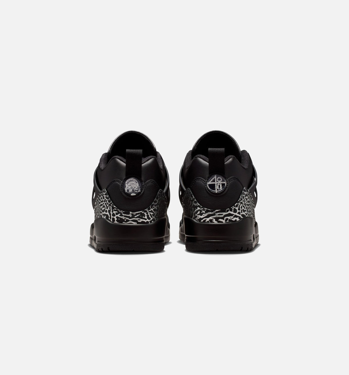Spizike Low Men's Sneakers - Black/Black/Metallic Silver