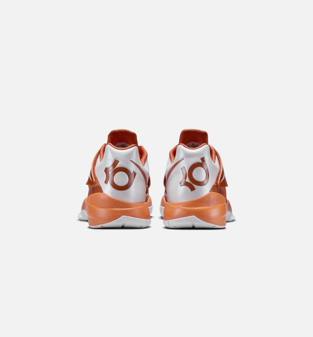 Zoom KD 4 Texas Longhorns Men's Sneakers - Desert Orange/White