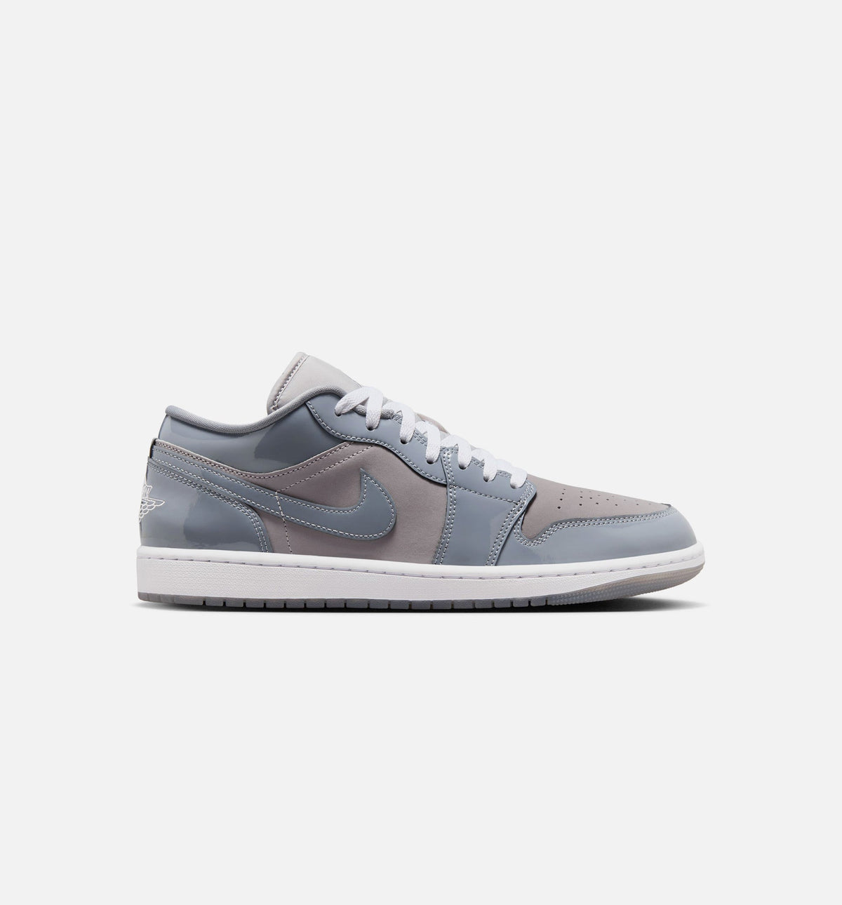 Air Jordan 1 Low Cool Grey Men's Sneakers - Grey/White