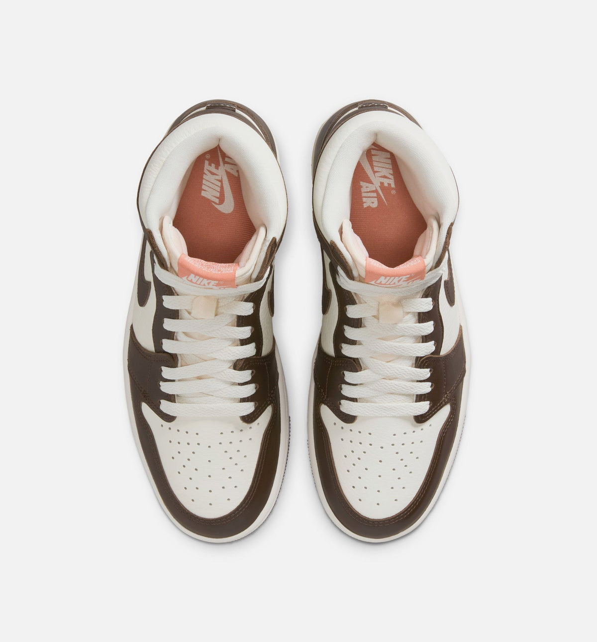 Air Jordan 1 Retro High OG Women's Sneakers - Baroque Brown/Madder Root/Sail