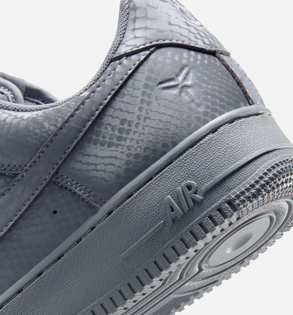 Kobe Air Force 1 Low Cool Grey Men's Sneakers - Cool Grey/Wolf Grey