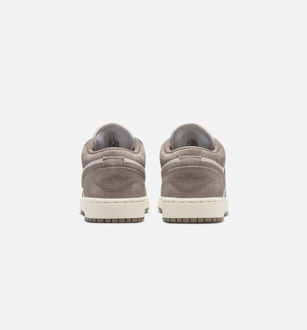 Air Jordan 1 Low Grade School Sneakers - Olive Grey/Enigma Stone/Summit White