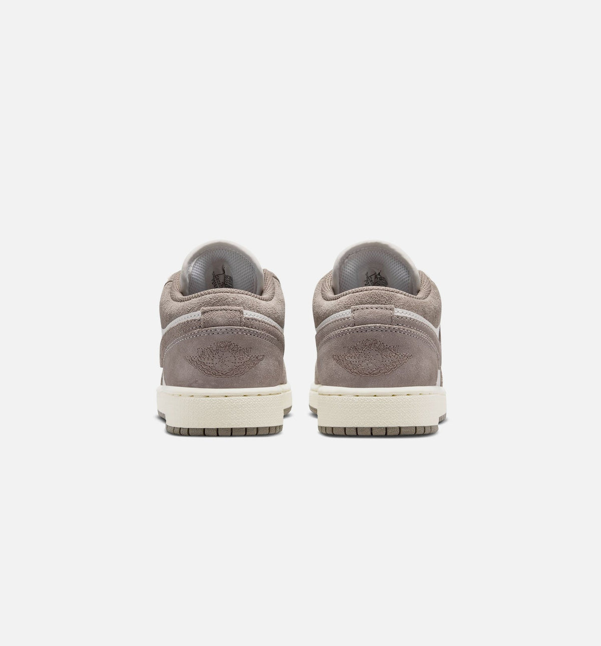 Air Jordan 1 Low Grade School Sneakers - Olive Grey/Enigma Stone/Summit White