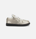 Air Jordan 1 Low SE Metallic Zinc Women's Sneakers - Metallic Zinc/Summit White/Velvet Brown/Metallic Zinc