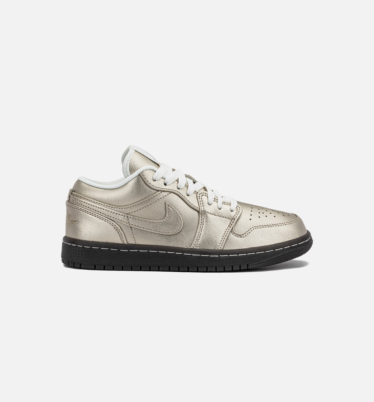 Air Jordan 1 Low SE Metallic Zinc Women's Sneakers - Metallic Zinc/Summit White/Velvet Brown/Metallic Zinc