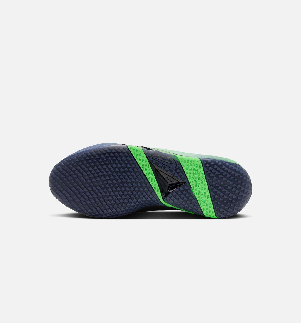 Ja 4 Nightmare Men's Sneakers - Obsidian/Black/Voltage Green/Metallic Silver