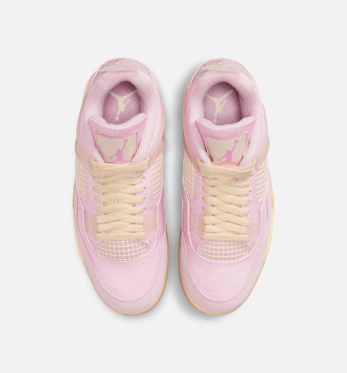 Air Jordan 4 Retro Pink Pearl and Iced Carmine Women's Sneakers - Pearl Pink/Iced Carmine/Coconut Milk