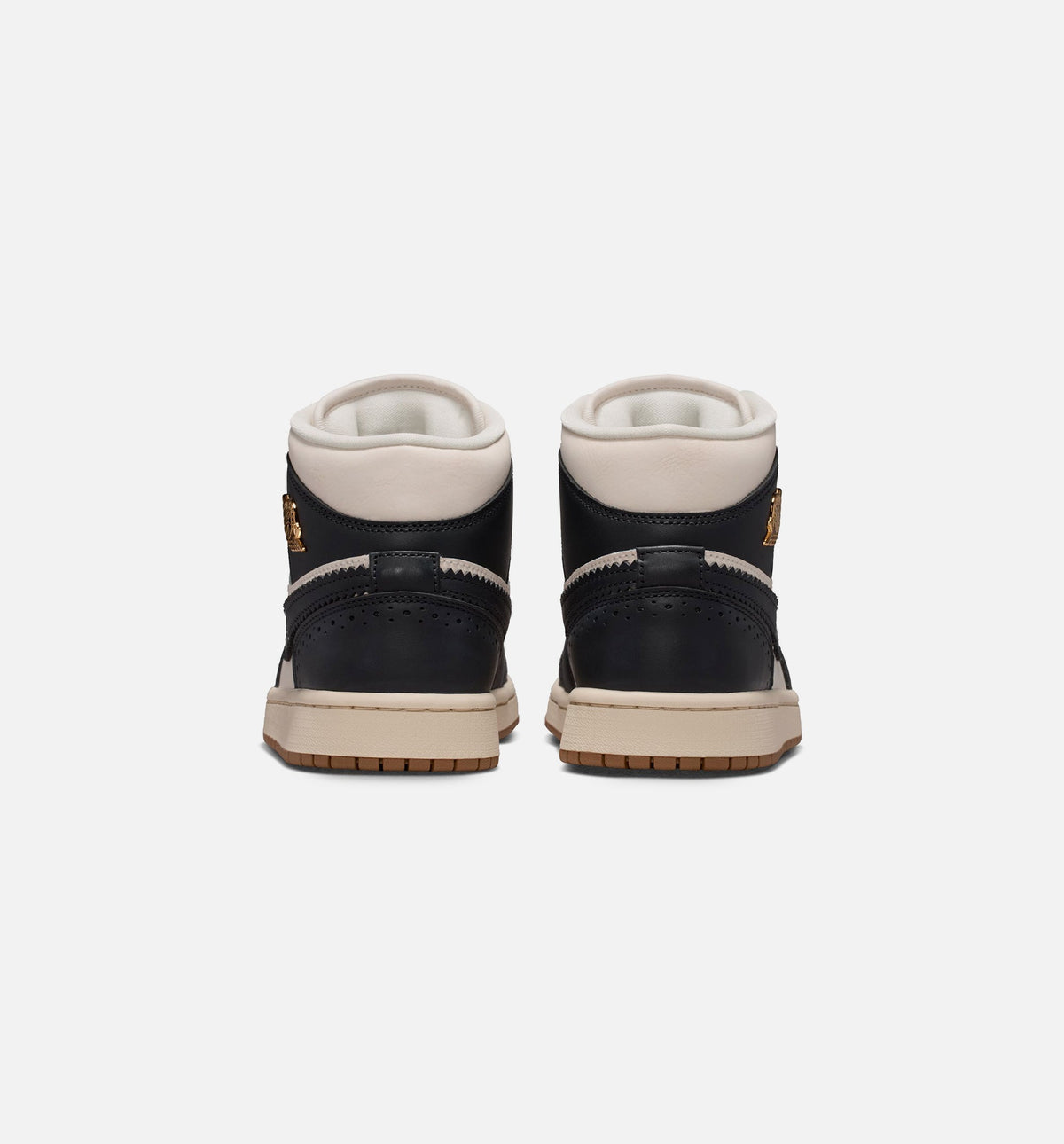 Air Jordan 1 Mid SE Women's Sneakers - Off-Noir/Chalk/Pearl White