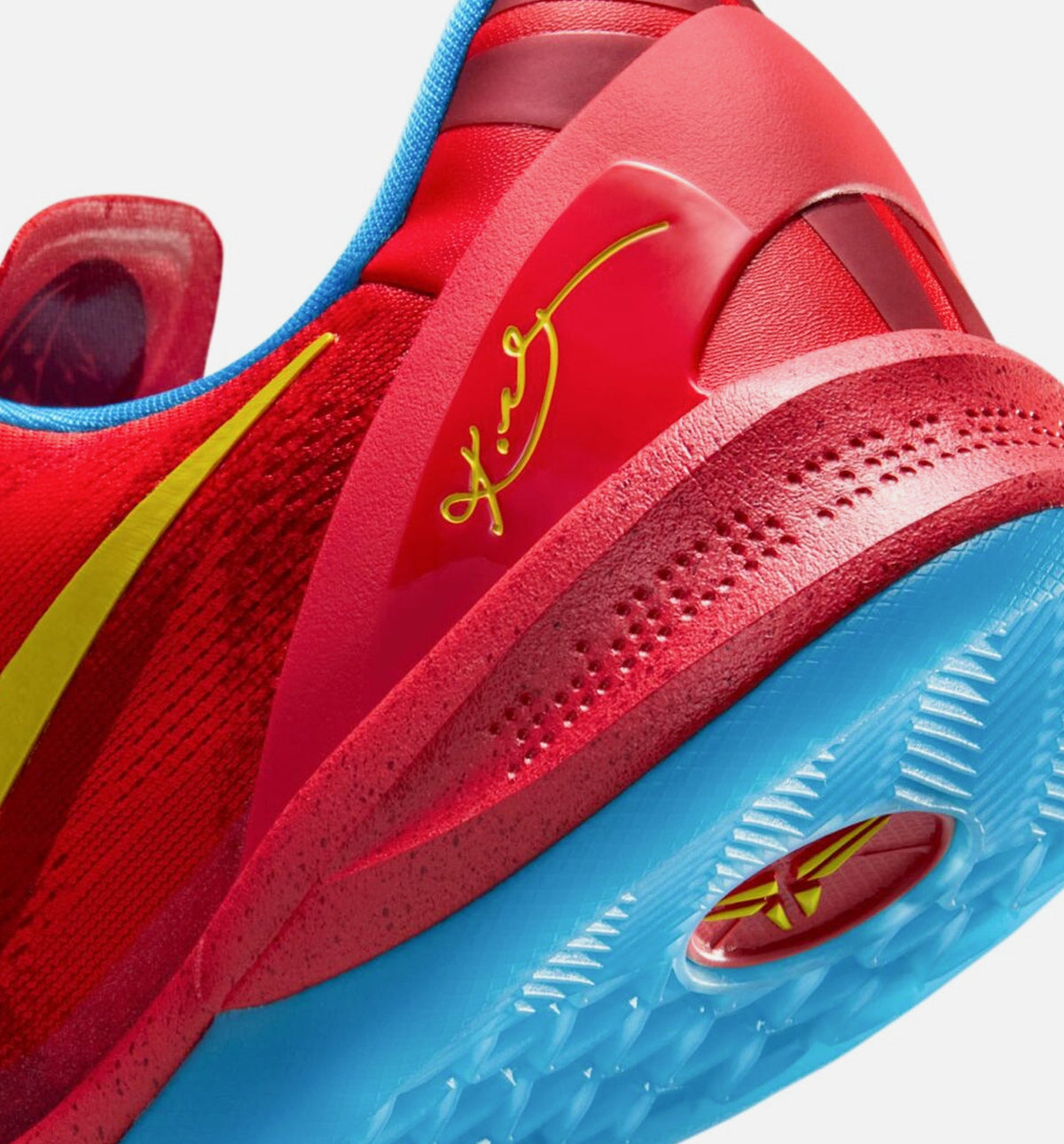 Kobe VIII Protro Year of the Horse Men's Sneakers - Light Crimson/Vivid Blue/Bright Citron