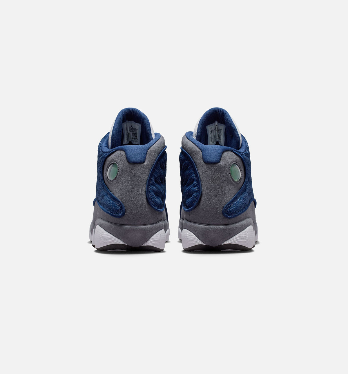 Air Jordan 13 Retro Navy and Flint Grey Men's Sneakers - Navy/University Blue/Flint Grey/White