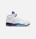 Air Jordan 5 Retro Grape Men's Sneakers - White/New Emerald/Grape Ice/Black