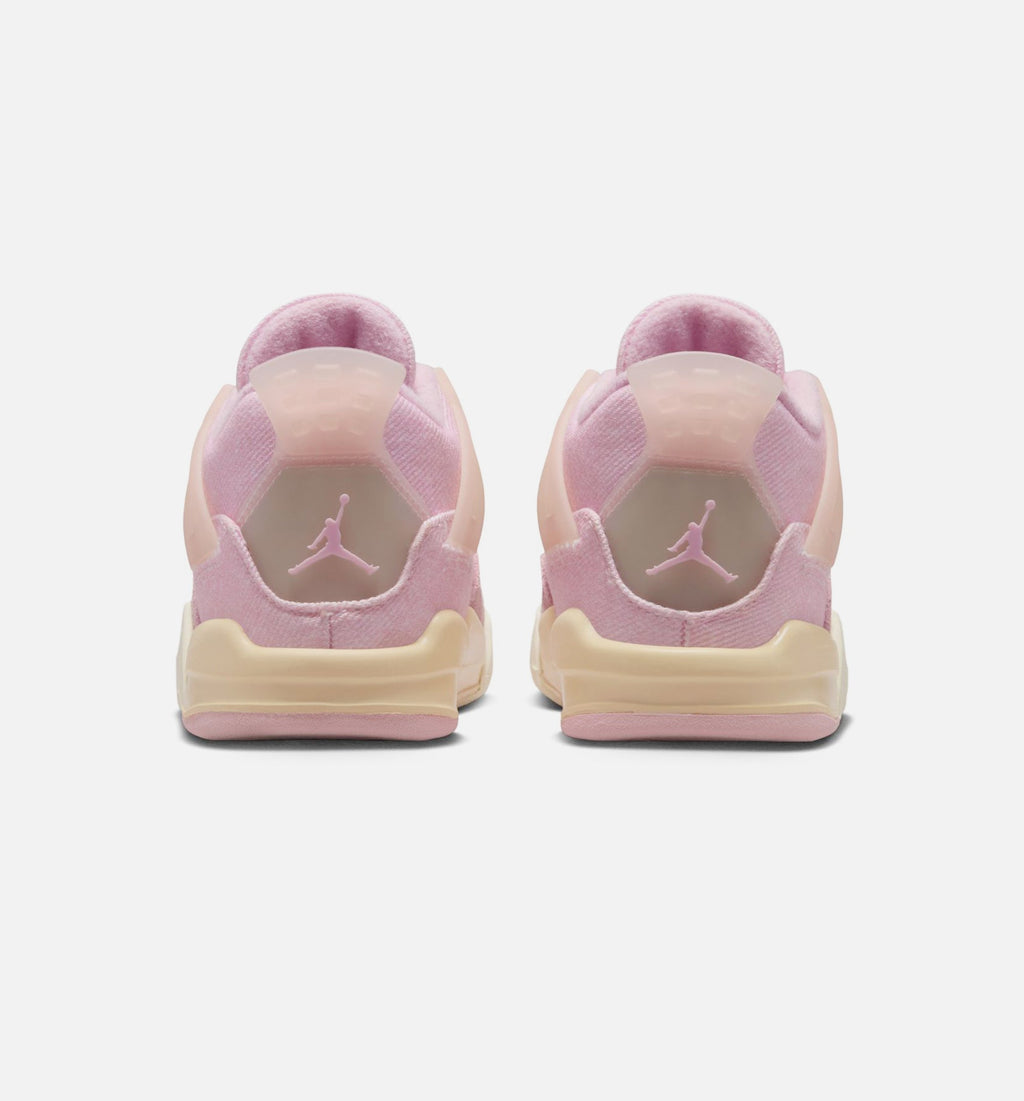 Air Jordan 4 Retro Pink Pearl and Iced Carmine Infant/Toddler Sneakers - Iced Carmine/Coconut Milk/Anthracite/Muslin/Pinksicle