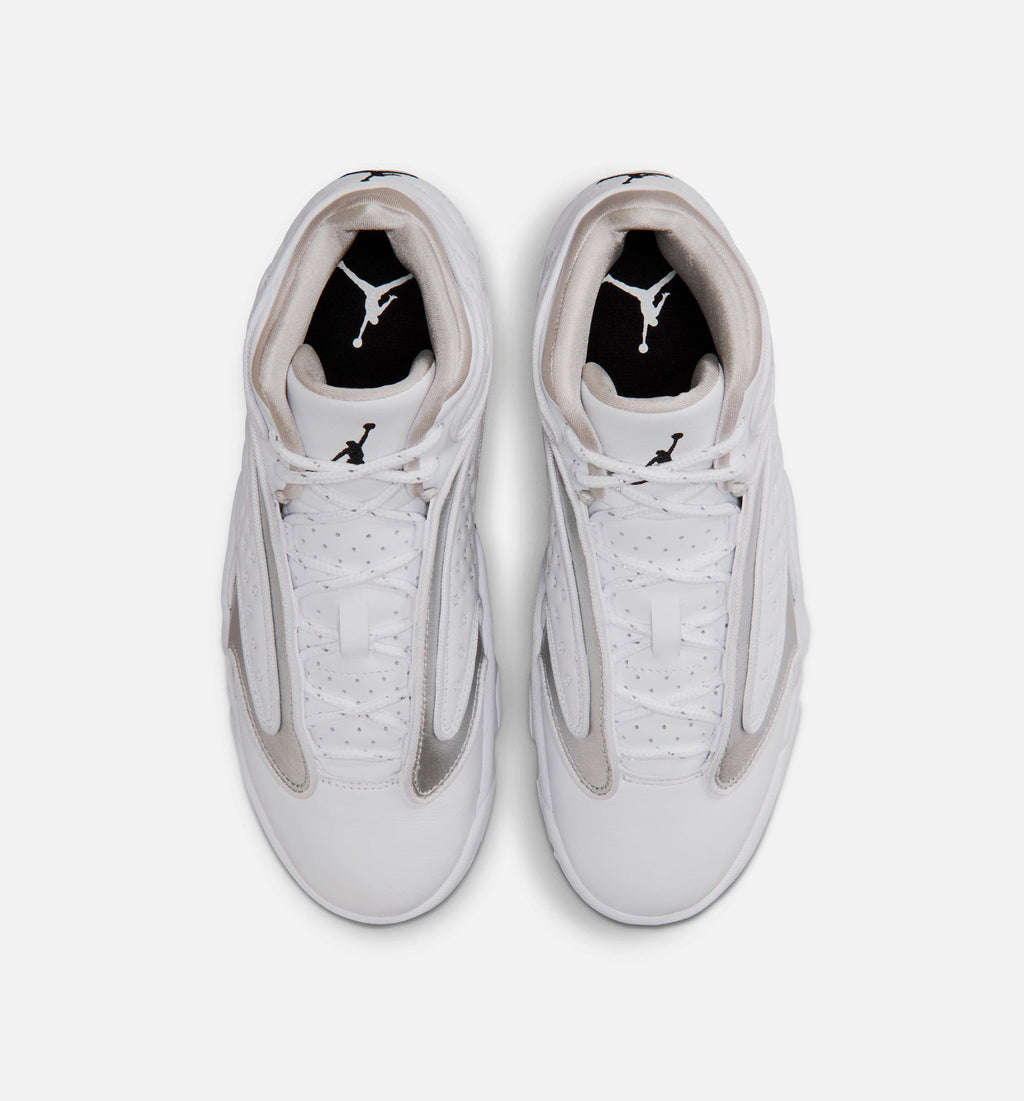 Air Jordan OG Women's Sneakers - White/Black/Metallic Silver