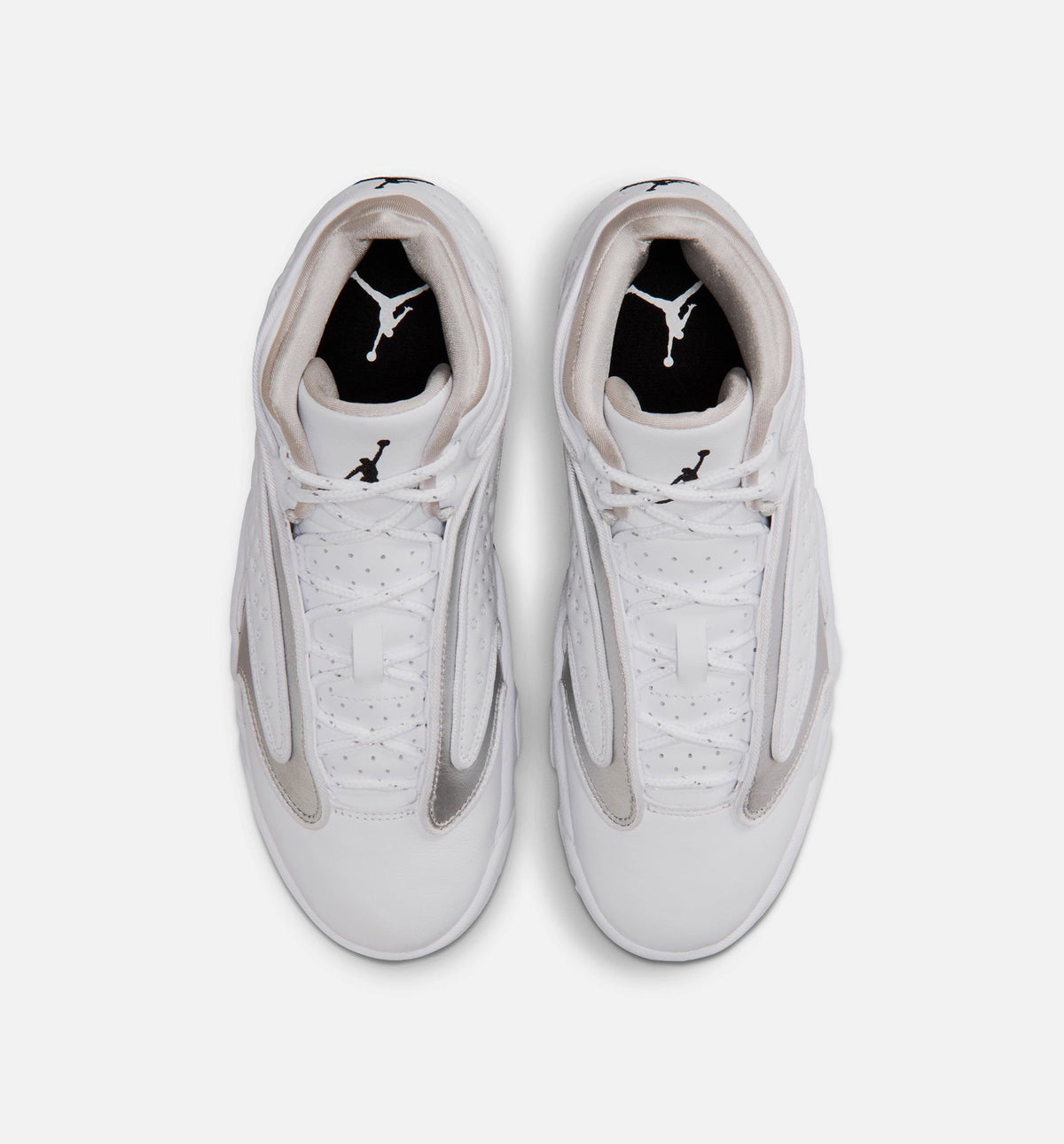 Air Jordan OG Women's Sneakers - White/Black/Metallic Silver