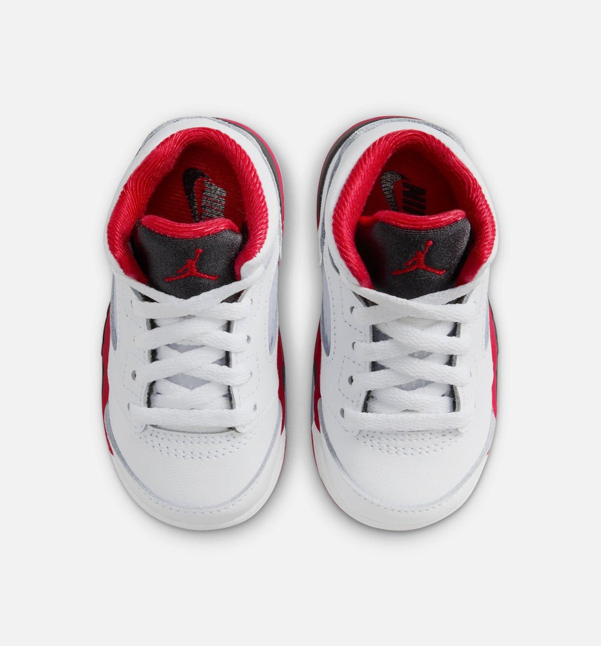 Air Jordan 5 Retro Fire Red Infant/Toddler Sneakers - Fire Red/White