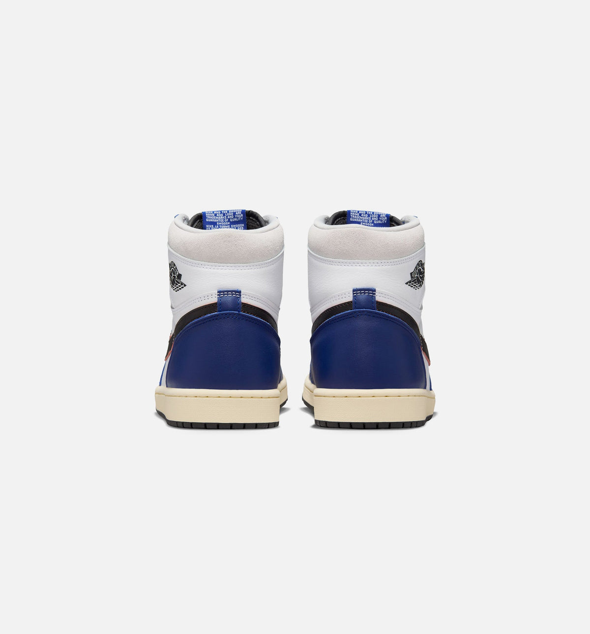 Air Jordan 1 Retro High OG Rare Air Men's Sneakers - White/Black/Neutral Grey/Deep Royal Blue