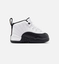 Air Jordan 12 Retro Taxi Infant/Toddler Sneakers - White/Black/Taxi