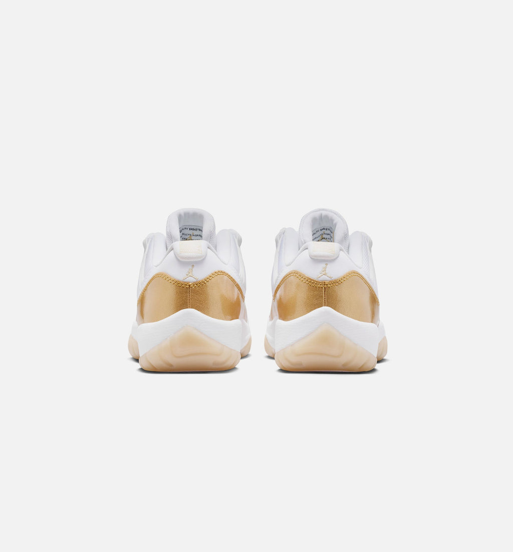 Air Jordan 11 Retro Low Mother's Day Women's Sneakers - White/Metallic Gold/Team Gold