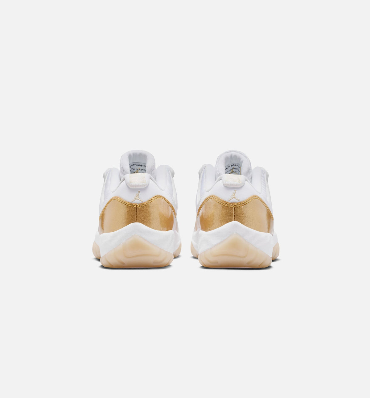 Air Jordan 11 Retro Low Mother's Day Women's Sneakers - White/Metallic Gold/Team Gold