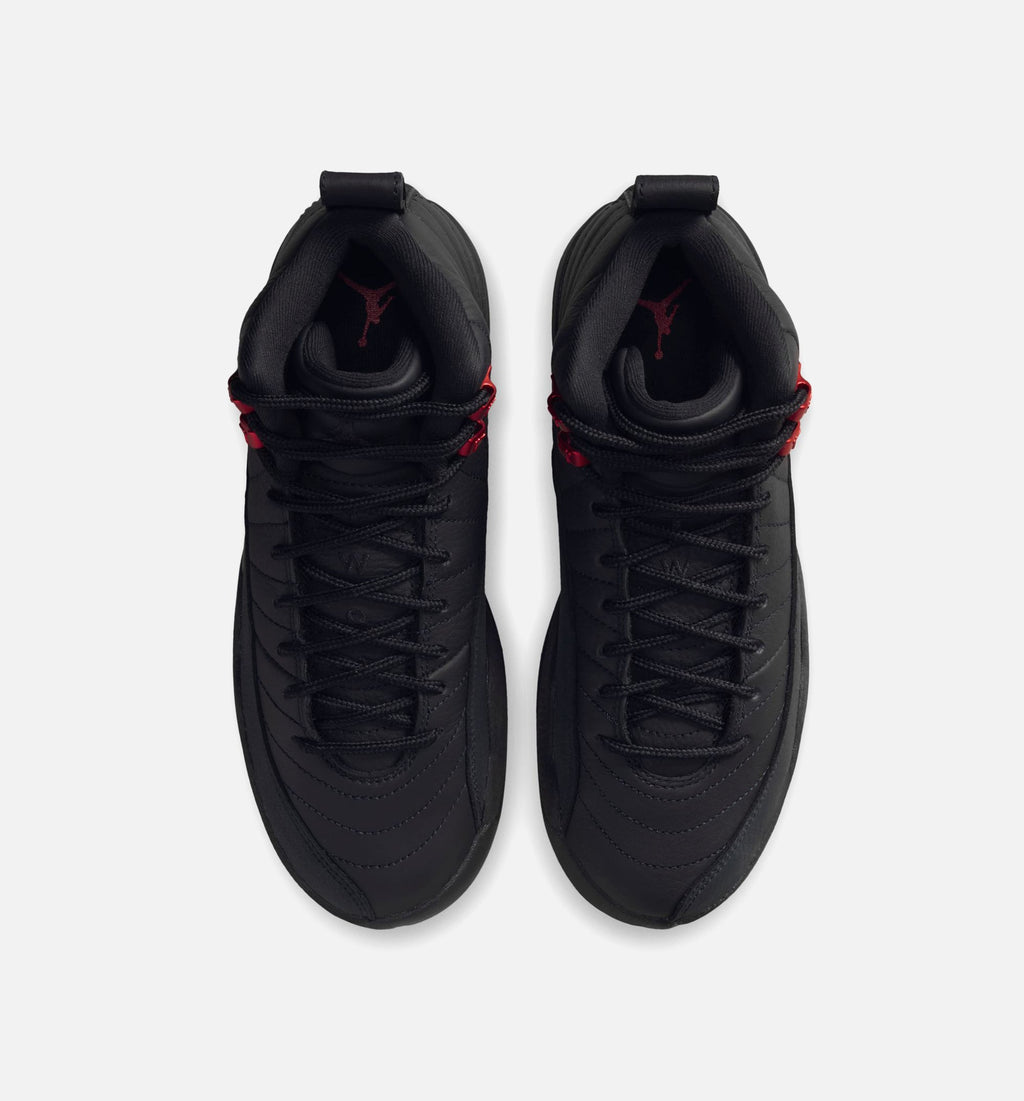 Air Jordan 12 Retro Bloodline Grade School Sneakers - Black/Varsity Red