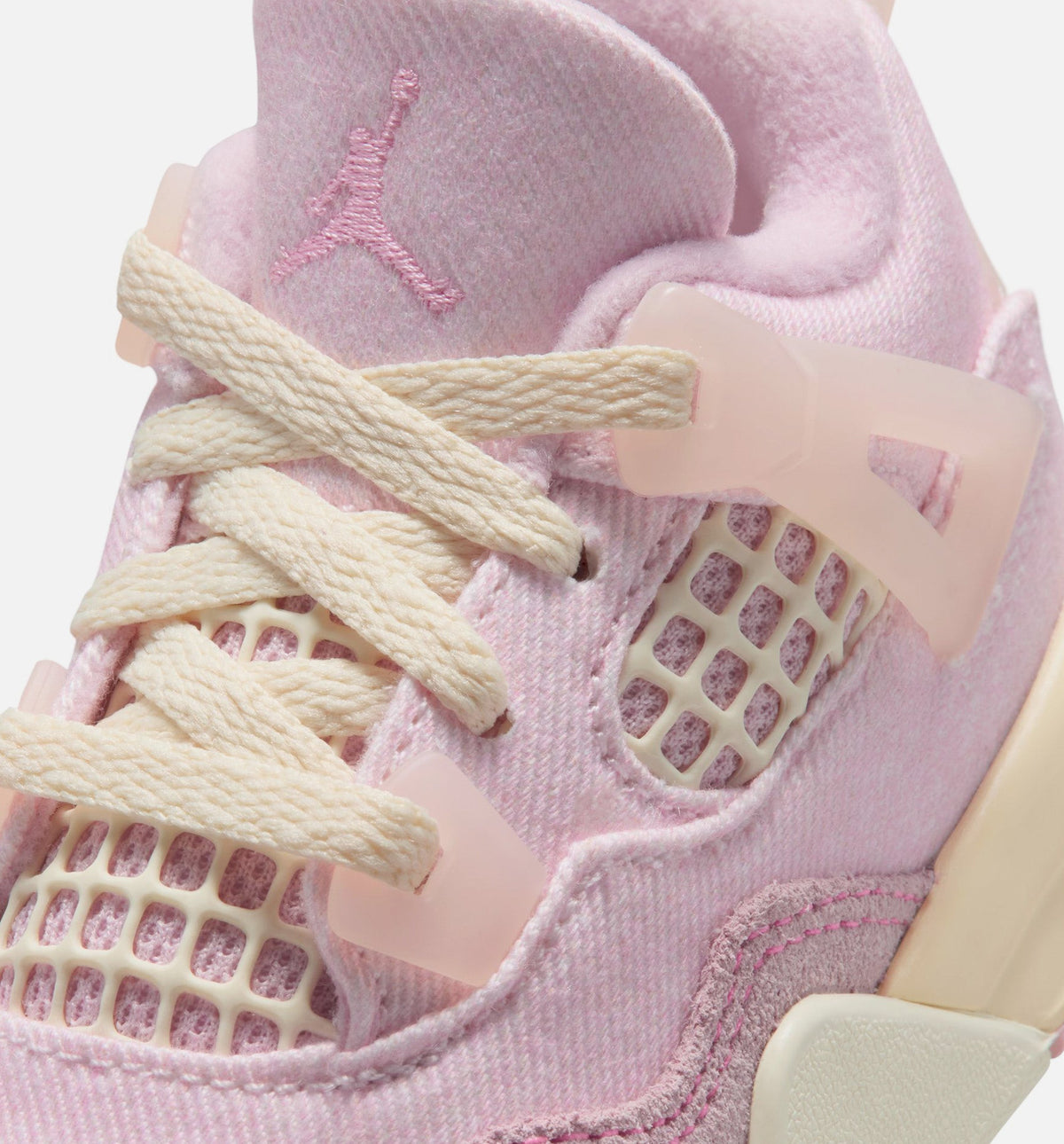 Air Jordan 4 Retro Pink Pearl and Iced Carmine Infant/Toddler Sneakers - Iced Carmine/Coconut Milk/Anthracite/Muslin/Pinksicle
