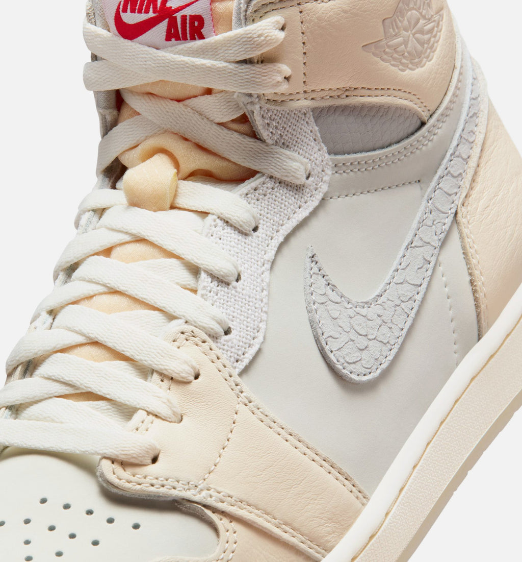 Air Jordan 1 Retro High OG Men's Sneakers - Sail/University Red/Pale Ivory/Coconut Milk/Phantom